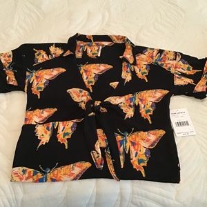 NWT Free People V-Neck Crop Top